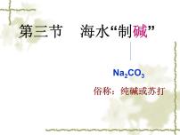 鲁教版九年级下册第三节  海水“制碱“教课ppt课件