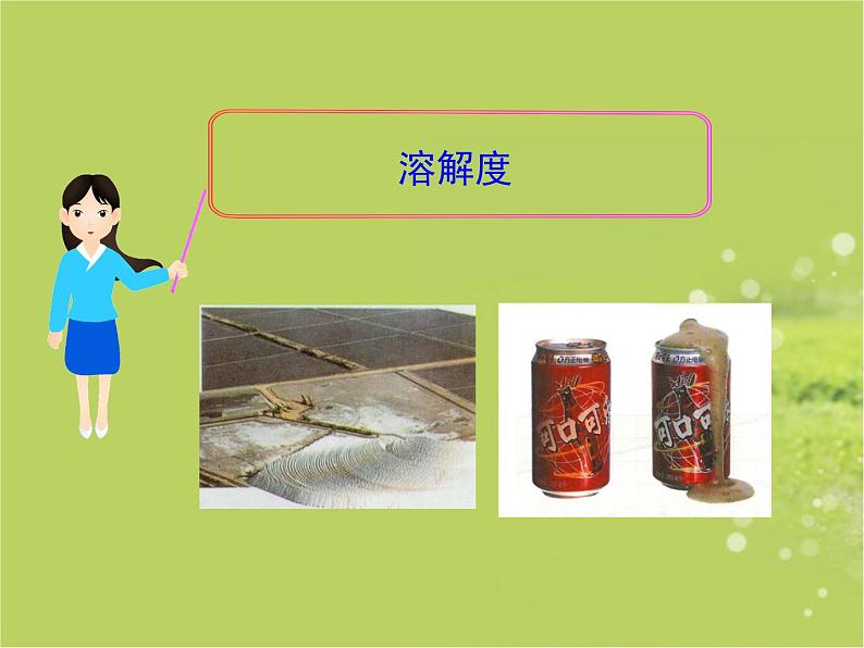 人教版(五四制)九年级化学 2.2 溶解度 课件第1页