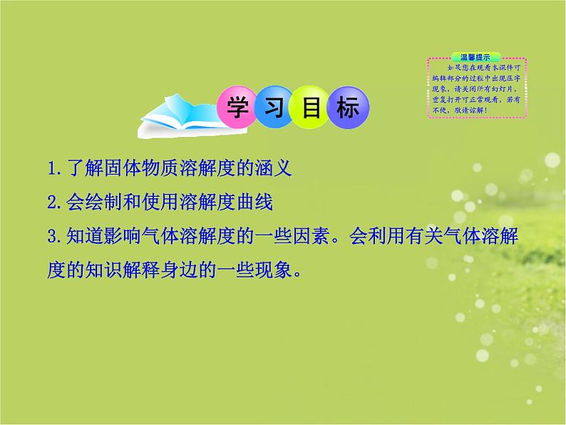人教版(五四制)九年级化学 2.2 溶解度 课件第2页