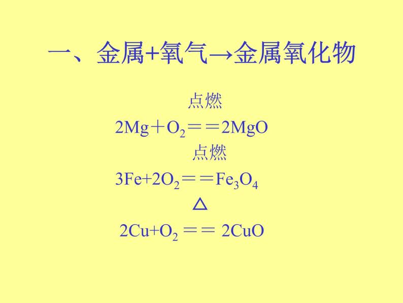 粤教版九下化学 6.2金属的化学性质 课件03