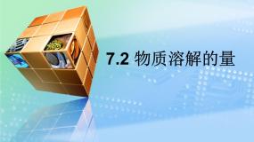初中化学科粤版九年级下册7.2 物质溶解的量背景图ppt课件