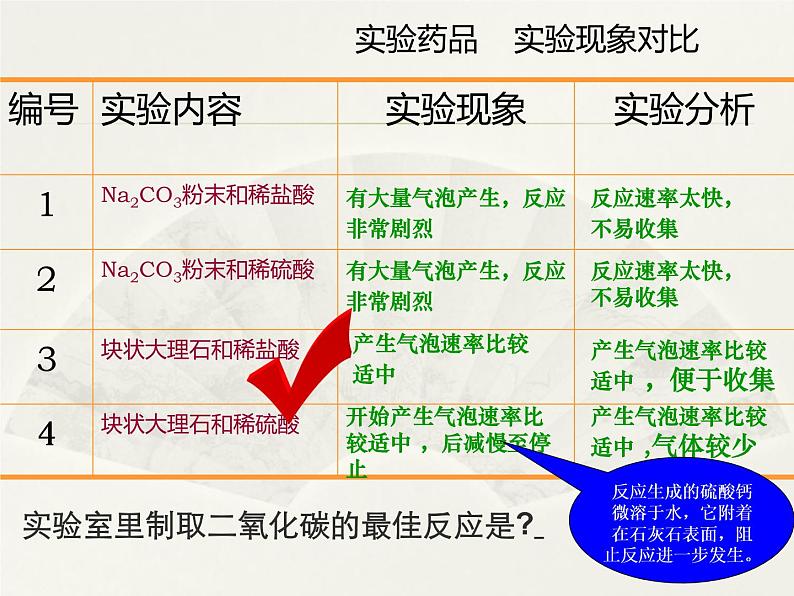 人教版(五四制)八年级全册化学 6.2 二氧化碳制取的研究 课件第5页