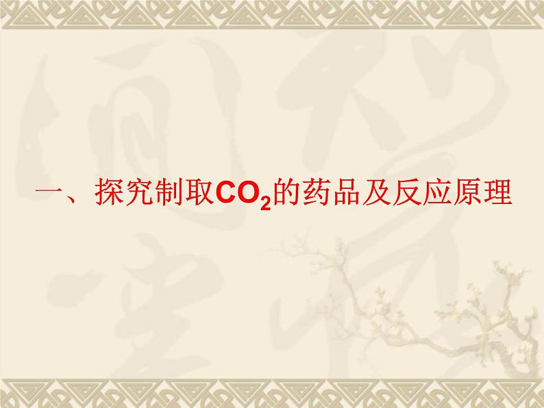 人教版(五四制)八年级全册化学 6.2 二氧化碳制取的研究 课件02