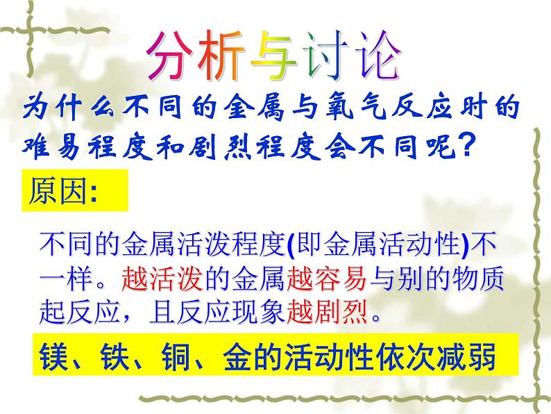 人教版九年级下册化学 8.2 金属的化学性质 课件第8页