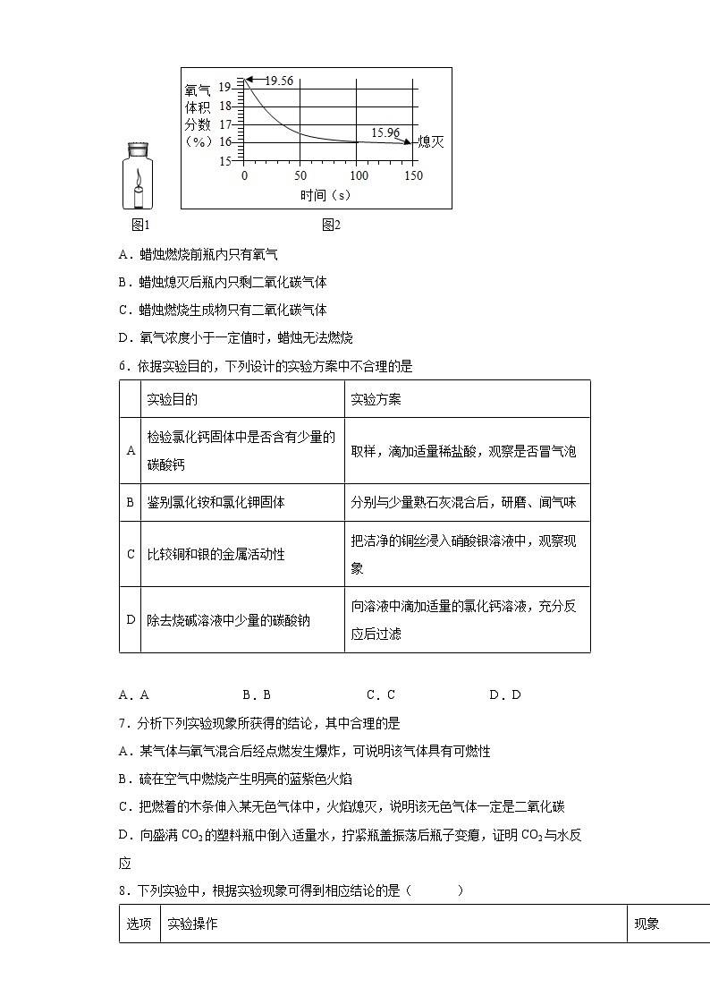 2022年中考化学二轮复习热点专练06实验探究题之成分探究类03