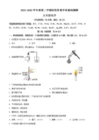 2022年山东省青岛市黄岛区中考二模化学试题（有答案）