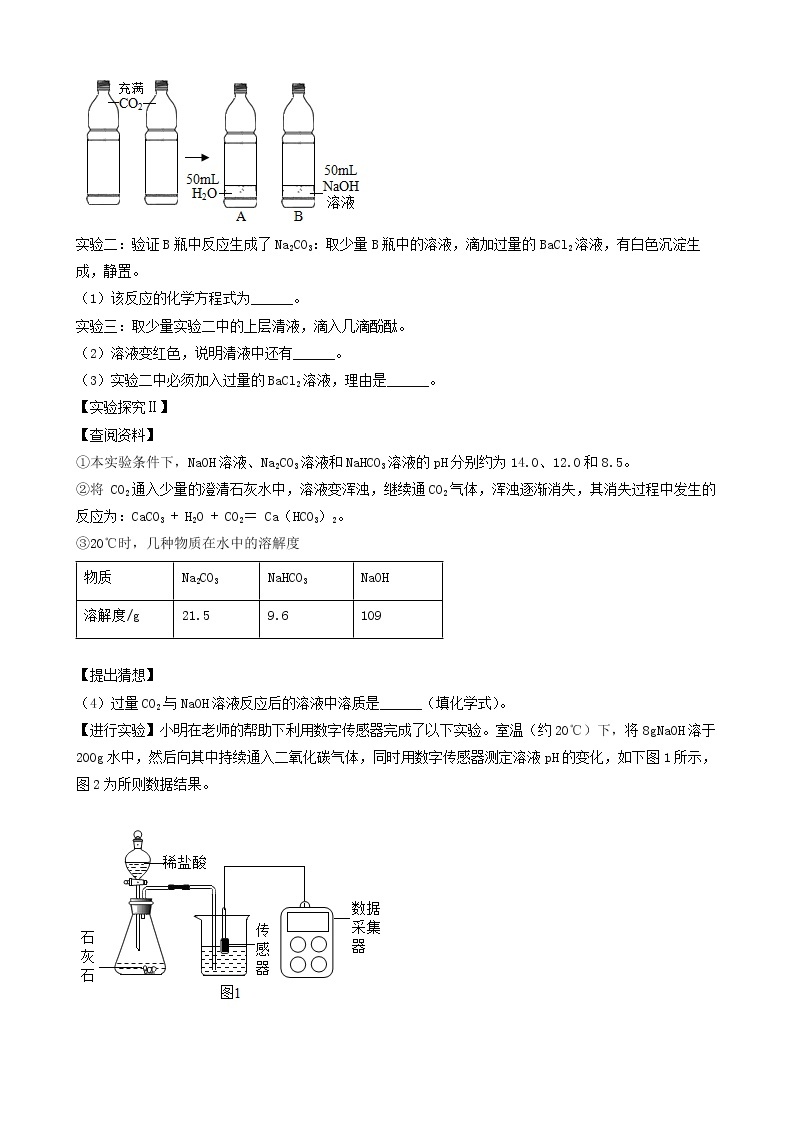 2022年中考化学冲刺必刷100题-科学探究题之实验的设计与评价03