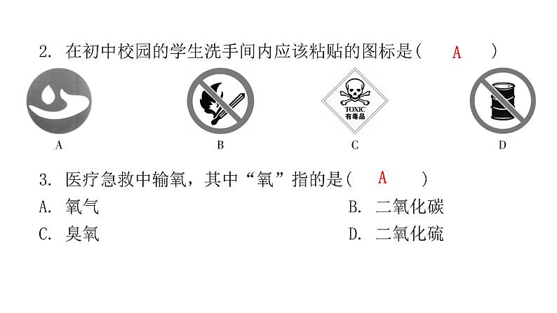 2022年广东省东莞市初中学业水平考试化学模拟卷课件(四)(含答案)第3页