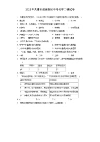 2022年天津市滨海新区中考化学二模试卷 （含答案解析）