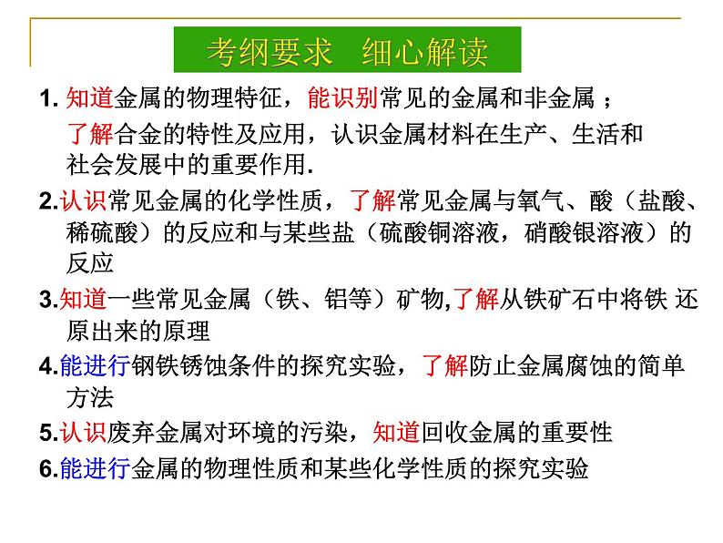 沪教版九年级上册化学 第5章 金属的冶炼与利用 作业 课件(22张ppt)02