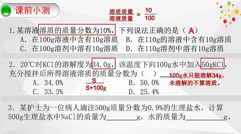 第九单元 课题3 溶液的浓度-课件07