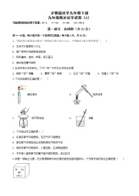 沪教版化学九年级下册  期末测试卷6（含答案）