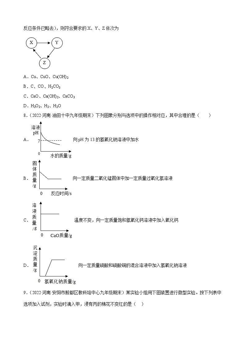盐+化肥练习题+—2021-2022学年上学期河南省各地九年级化学期末试题分类选编第2页
