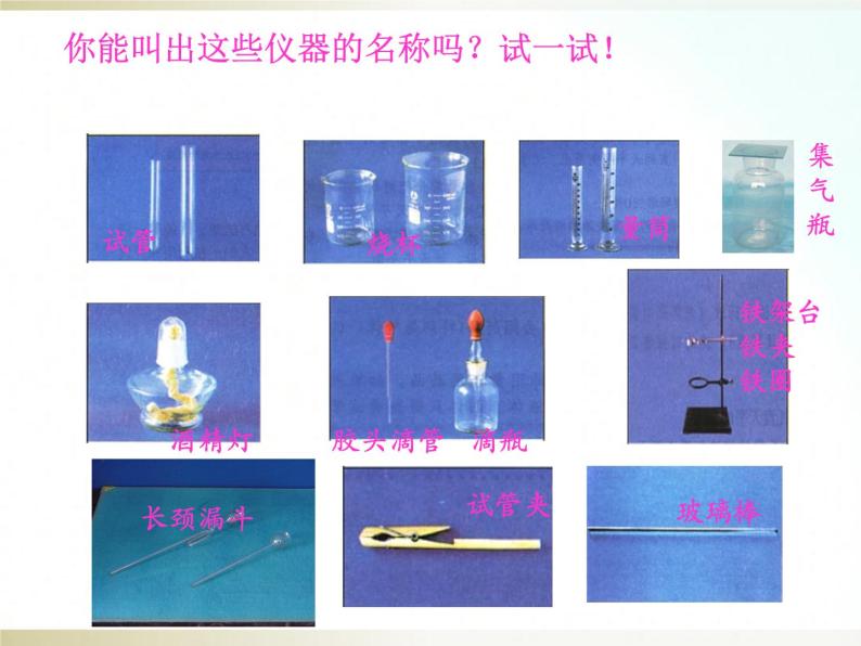 鲁教版化学九年级上册 到实验室去：化学实验基本技能训练（一）（第1课时） 课件+视频素材07