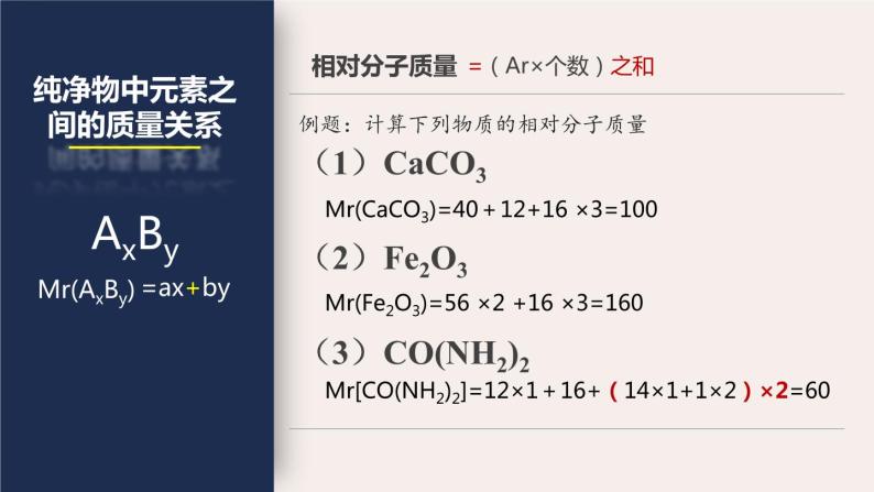 3.3物质的组成（第3课时 化学式有关的计算）九年级化学上册同步公开课精美课件（沪教版）04