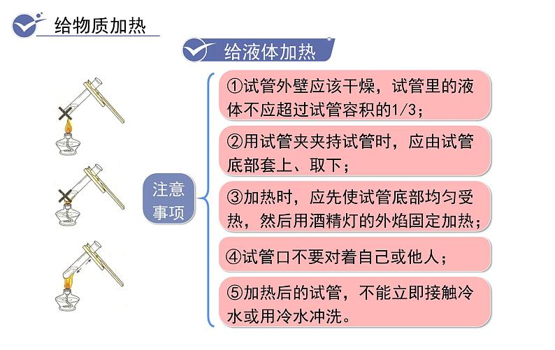 第2课时 物质的加热 仪器的连接与洗涤第6页