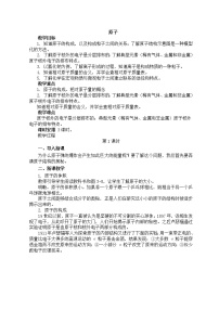 初中化学北京课改版九年级上册第一节 原子教学设计