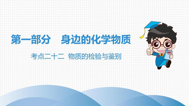 中考化学复习考点二十二 物质的检验与鉴别课件01