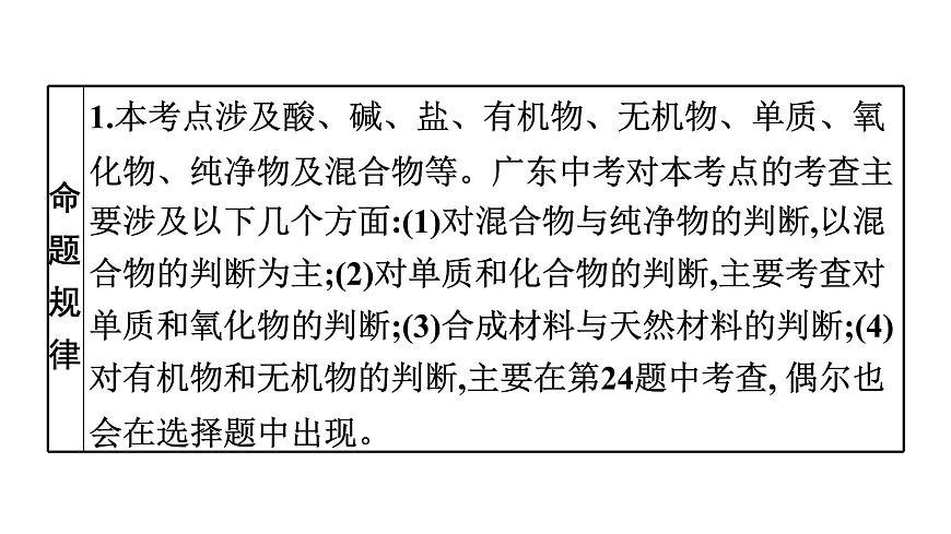 中考化學(xué)復(fù)習(xí)考點(diǎn)十五 物質(zhì)的分類課件第6頁(yè)