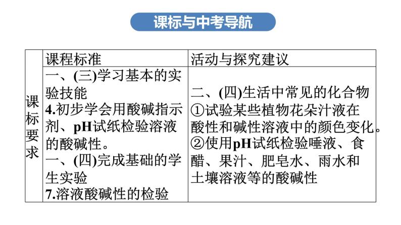 中考化学复习考点十一   酸碱中和与pH课件03