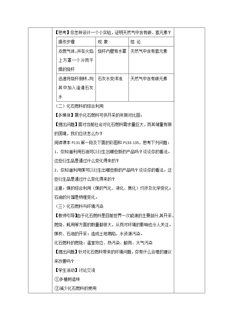 6.2化石燃料的利用—鲁教版（五四制）八年级化学全一册教案03