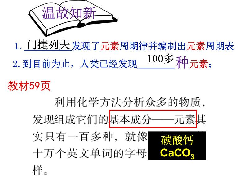 人教版九年级上册化学 3.3 元素 课件第4页