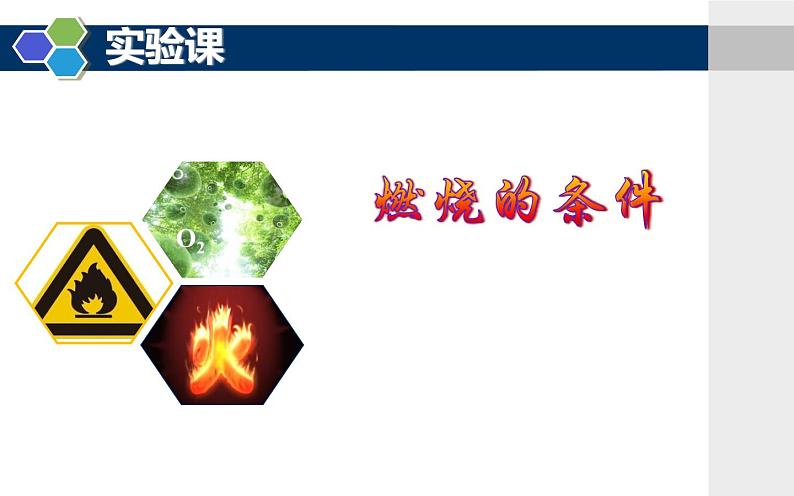人教版九年级上册化学 实验活动3 燃烧的条件 课件01