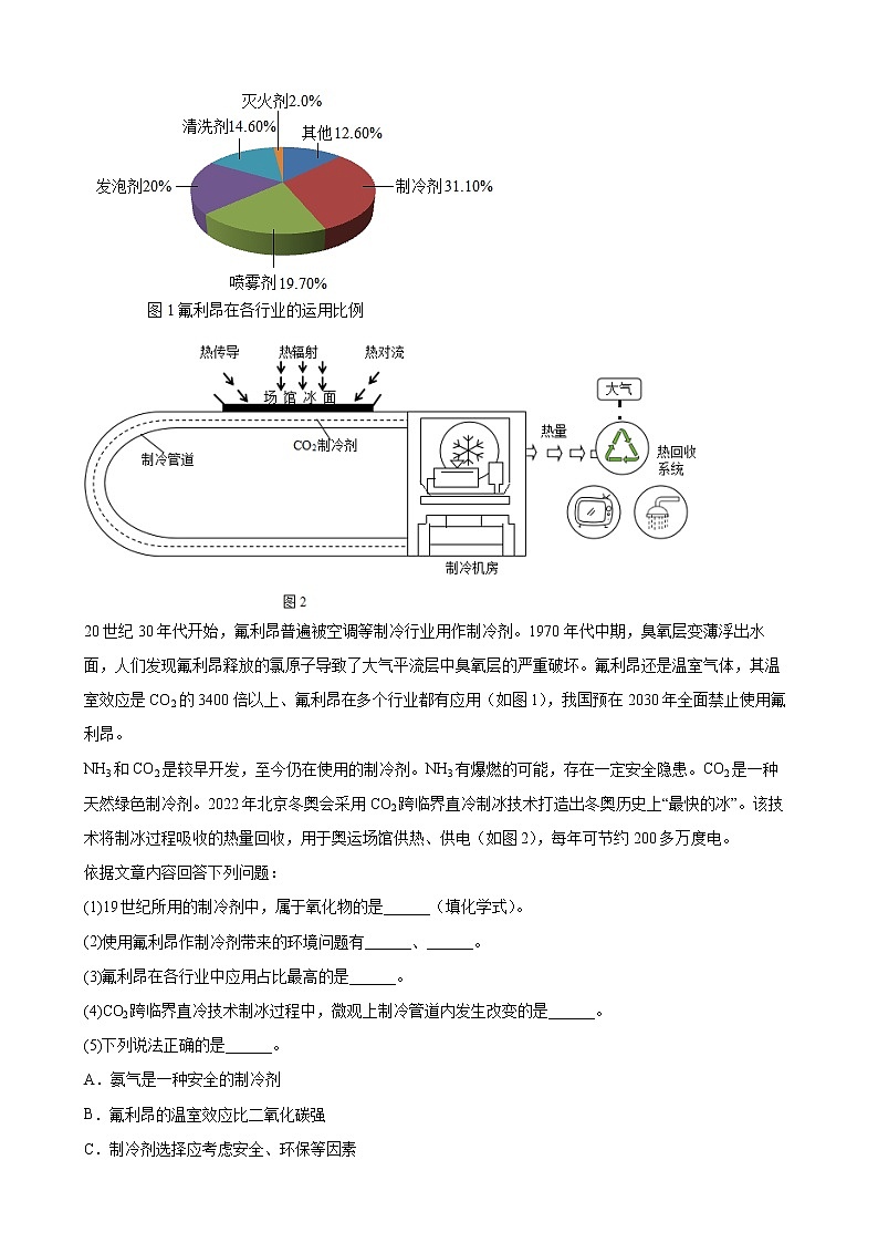 2022年中考化学专题强化训练科普阅读题(含答案)第2页
