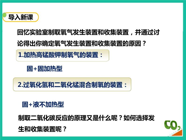 人教版初中化学九年级上册  第六单元课题2 二氧化碳制取的研究 （课件）02