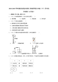2018-2019学年湖北省武汉市第三寄宿学校九年级（下）月考化学试卷（4月份）