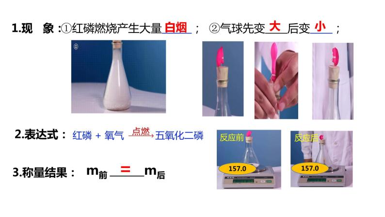人教版初中化学 九上 第五单元 课题1  质量守恒定律    第1课时课件07