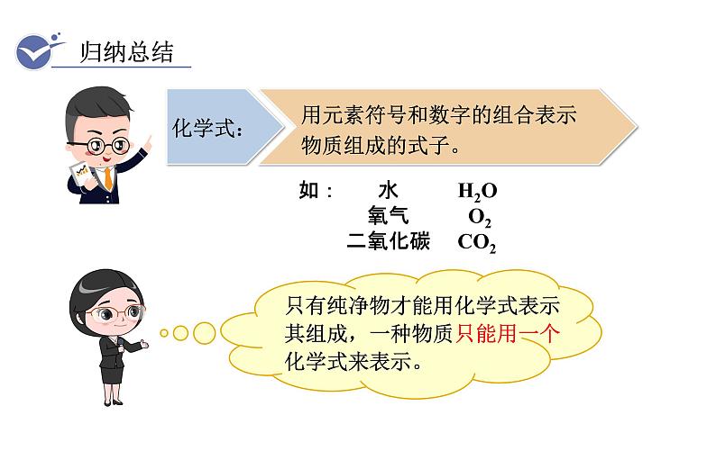 人教版九年级化学上册课件 4.4.1 化学式第4页