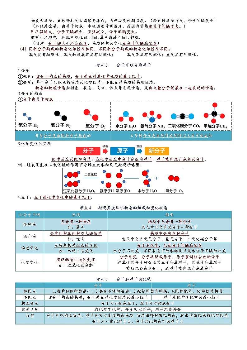 第3单元 物质构成的奥秘-【知识清单】2022-2023学年九年级化学同步必备单元知识清单(人教版)第2页