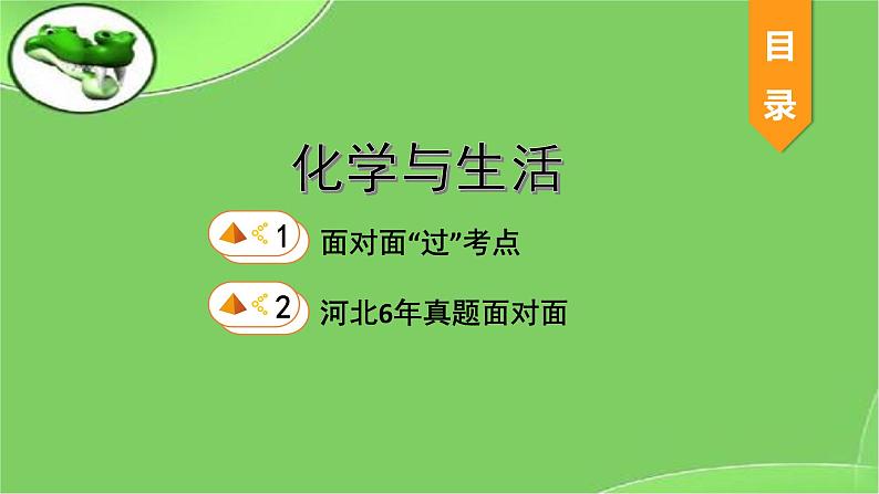 2023年中考化学复习课件-- 第十二单元 化学与生活第1页