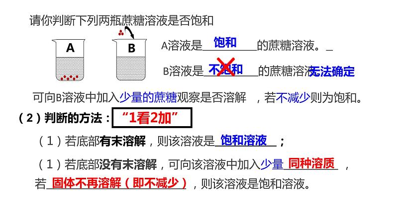 人教版初中化学九年级下册第九单元 课题2 溶解度 课件08