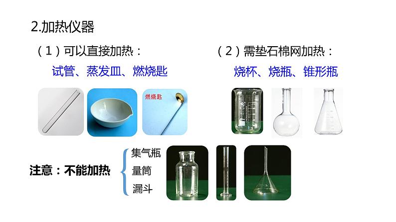 人教版初中化学九年级上册第一单元 课题3 走进化学实验室课件06