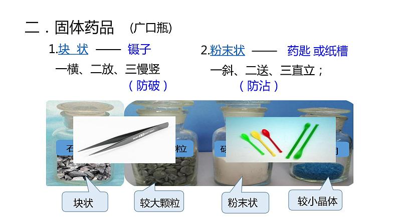人教版初中化学九年级上册第一单元 课题3 走进化学实验室课件08