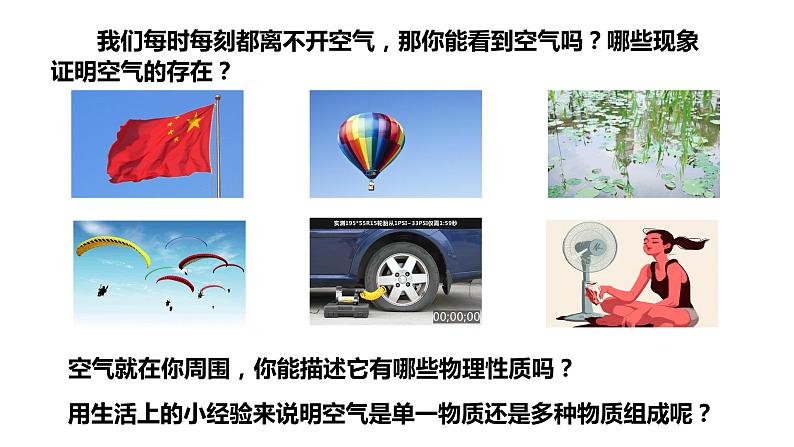 人教版初中化学九年级上册第二单元 课题1 空气 课件02