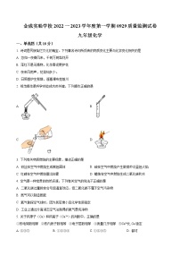 贵州黔西南州兴仁市金成学校、黔龙学校、黔峰学校2022-2023学年九年级上学期第一次质量检测化学试题(含答案)