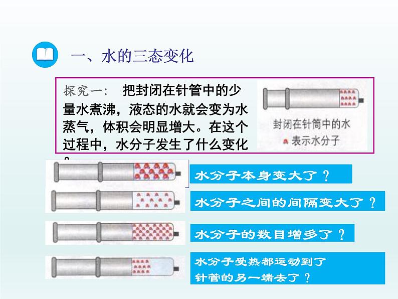 2022九年级化学上册第二单元探秘水世界第一节运动的水分子第1课时水的三态变化水的天然循环课件(鲁教版)第5页