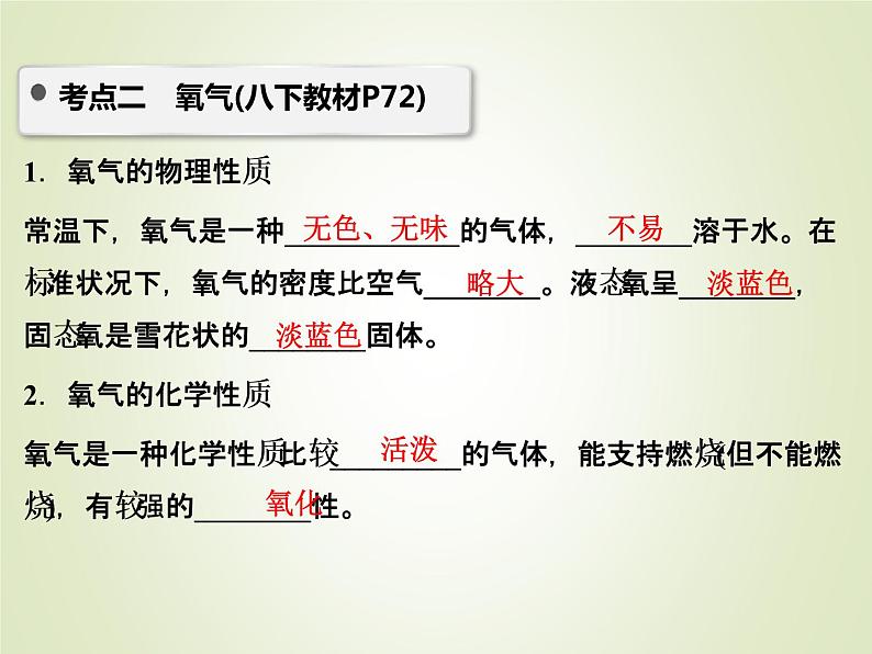 中考化学复习第6讲空气和氧气精讲课件第5页