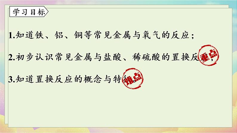 人教化学九(下)第8单元 课题2 金属的化学性质 PPT课件02