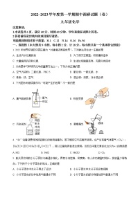 陕西省渭南市潼关县2022-2023学年九年级上学期期中化学试题(含答案)