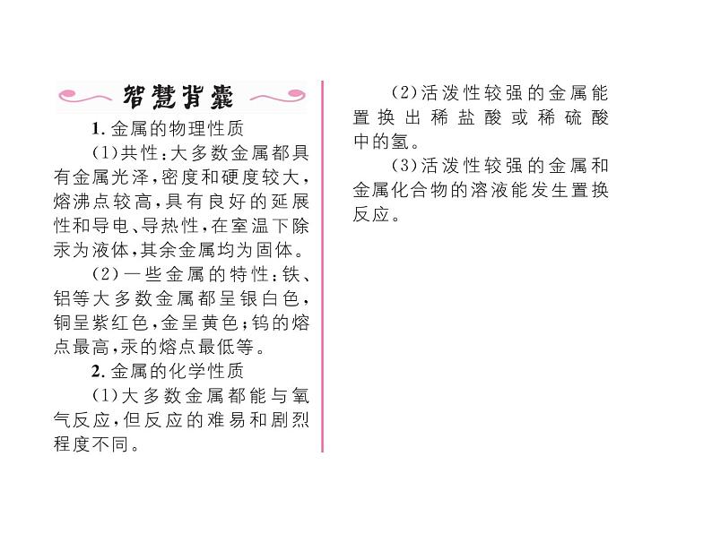 沪教版(全国版)九年级化学上册名师课件:基础实验4 常见金属的性质 (共19张PPT)04