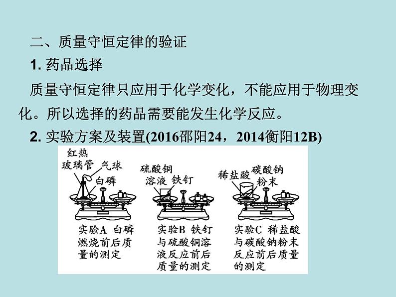 人教版九年级化学下册知识梳理复习课件五单元化学方程式第7页