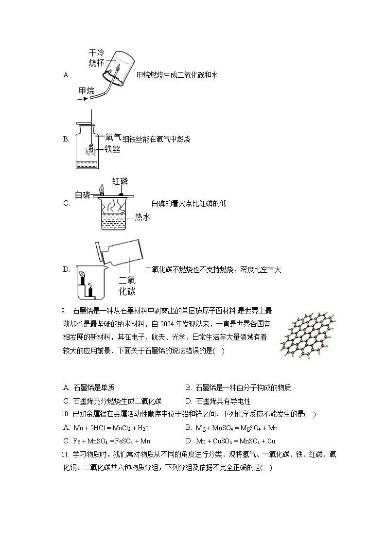 2021-2022学年天津市河东区九年级(上)期末化学试卷(含答案解析)第2页