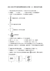 2021-2022学年贵州省黔西南州九年级（上）期末化学试卷（含答案解析）