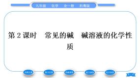 初中化学科粤版九年级下册第八章 常见的酸、碱、盐8.2 常见的酸和碱习题课件ppt