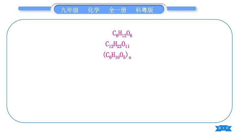 科粤版九年级化学下第九章现代生活与化学知识归纳习题课件第5页