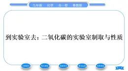 鲁教版九年级化学上第六单元燃烧与燃料到实验室去：二氧化碳的实验室制取与性质习题课件